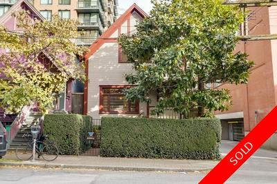 Yaletown House for sale:  3 bedroom 2,295 sq.ft. (Listed 2014-12-14)